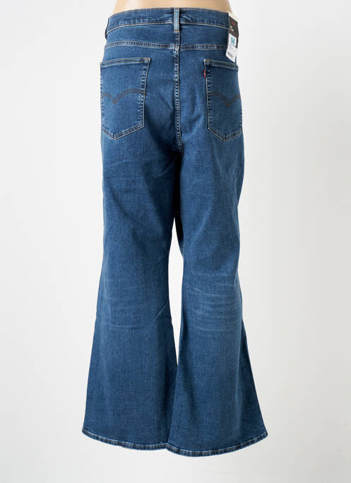 Jean coupe flare stretch taille normale bleu LEVIS femme