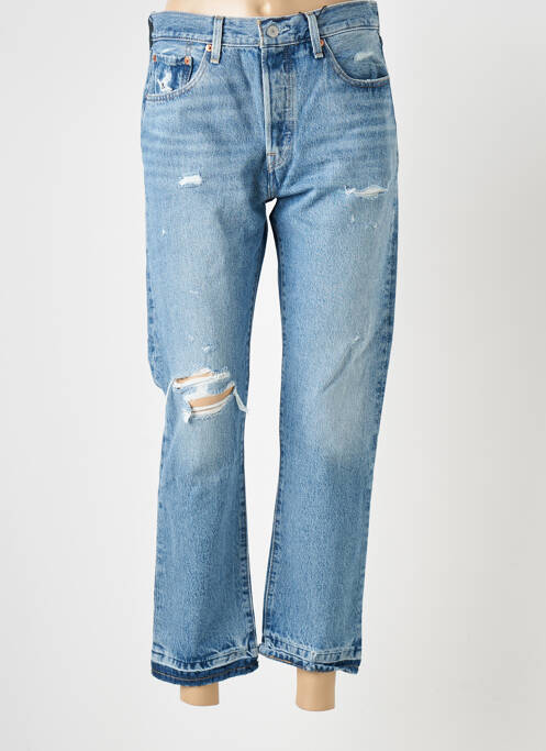 Jeans coupe droite bleu LEVIS pour femme