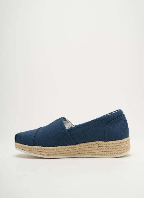 Espadrilles bleu SKECHERS pour femme