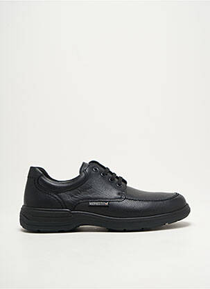Baskets matière lisse bout rond noir MEPHISTO homme