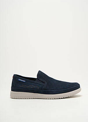 Slip ons bout rond bout rond bleu MEPHISTO homme