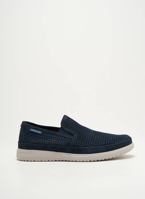 Slip ons bout rond bout rond bleu MEPHISTO homme