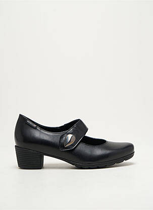 Escarpins tissage satiné talon de 4 à 6cm noir MEPHISTO femme