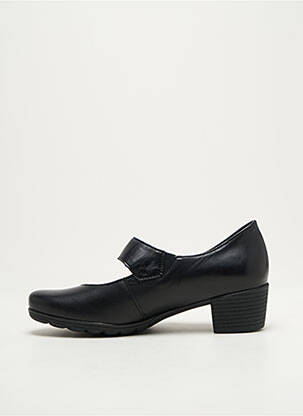 Escarpins tissage satiné talon de 4 à 6cm noir MEPHISTO femme