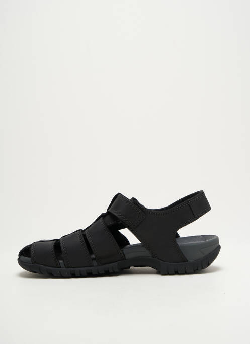 Sandales/Nu pieds noir MEPHISTO pour homme