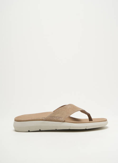 Tongs beige MEPHISTO pour homme