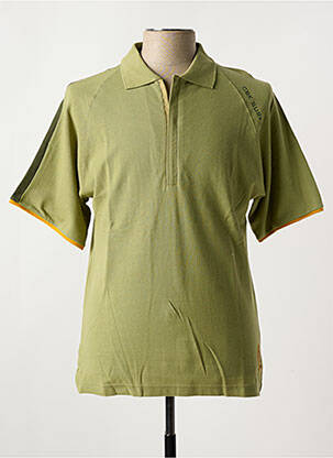 Polo coupe cintrée manches courtes vert CBK homme