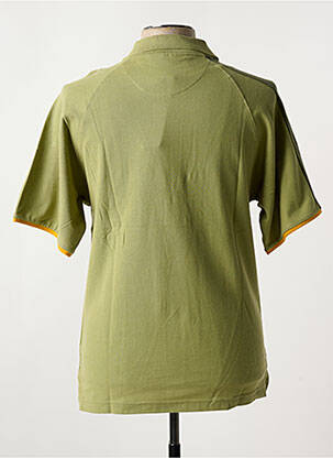 Polo coupe cintrée manches courtes vert CBK homme