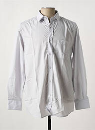 Chemise manches longues coupe droite gris ARMORIAL homme
