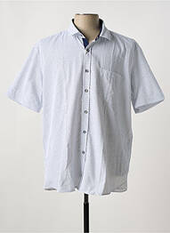 Chemise manches courtes imprimé fantaisie blanc CAPTEN homme