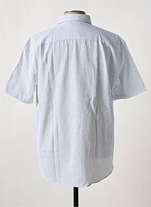 Chemise manches courtes imprimé fantaisie blanc CAPTEN homme