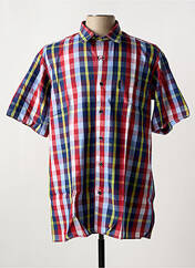 Chemise manches courtes rouge GIVERDY pour homme seconde vue