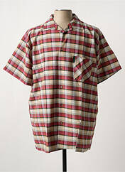 Chemise manches courtes rouge LA FORESTIERE pour homme seconde vue