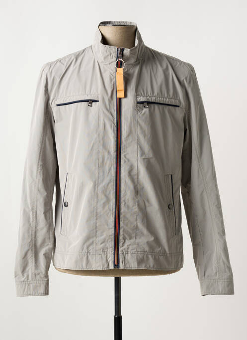 Veste casual finition intérieure doublée gris CASUAL SPIRIT homme