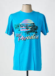 T-shirt coupe cintrée manches courtes bleu CBK homme