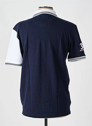 Polo coupe cintrée manches courtes bleu CAPTEN homme