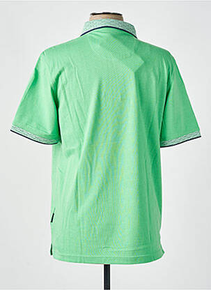 Polo coupe cintrée manches courtes vert HAJO homme