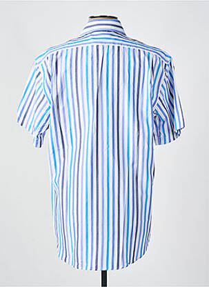 Chemise manches courtes coupe droite bleu ARMORIAL homme