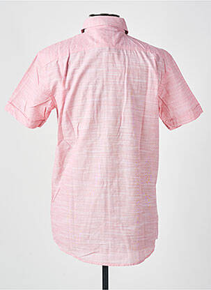 Chemise manches courtes coupe cintrée rose DELAHAYE homme