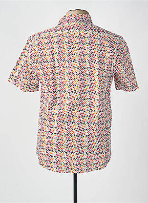 Chemise manches courtes imprimé fantaisie jaune FOXX homme