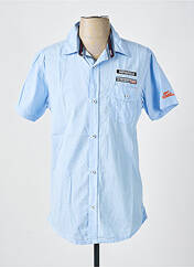 Chemise manches courtes bleu SUPERFIELD pour homme seconde vue