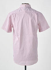 Chemise manches courtes rose COFOX pour homme seconde vue