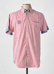 Chemise manches courtes rouge PETER COFOX pour homme seconde vue