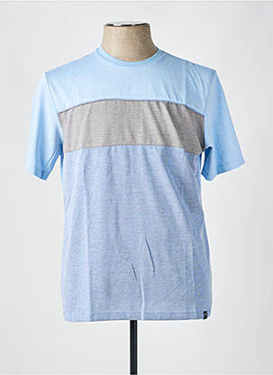 T-shirt bleu SHUTTON BLUE pour homme