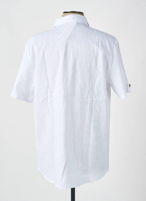 Chemise manches courtes blanc NATURAL STB pour homme