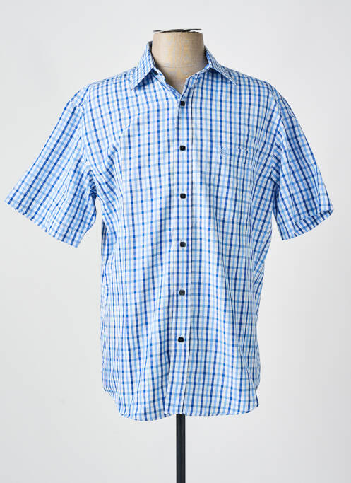 Chemise manches courtes bleu ARMORIAL pour homme