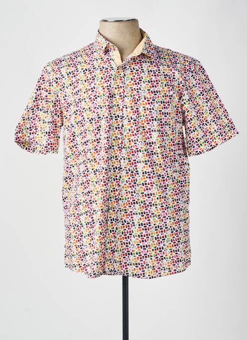 Chemise manches courtes jaune FOXX pour homme