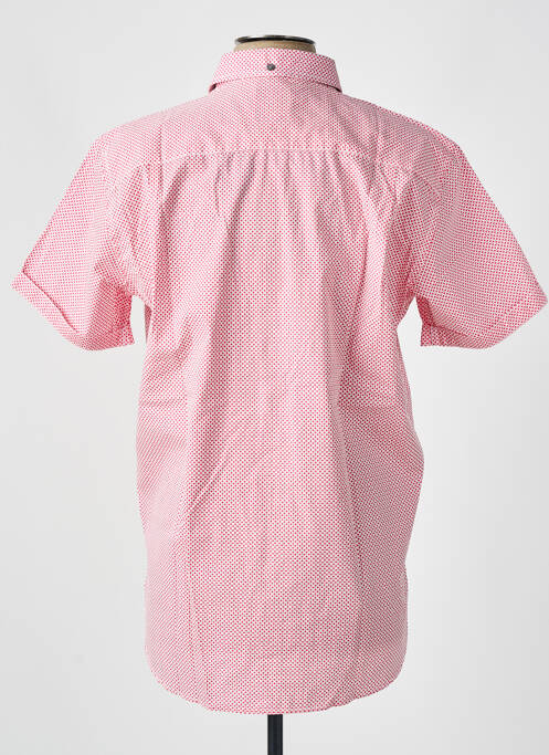 Chemise manches courtes rouge COFOX pour homme