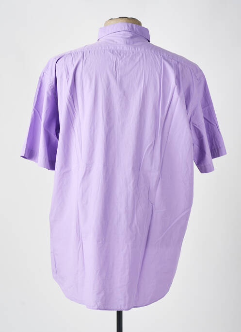 Chemise manches courtes violet ARMORIAL pour homme