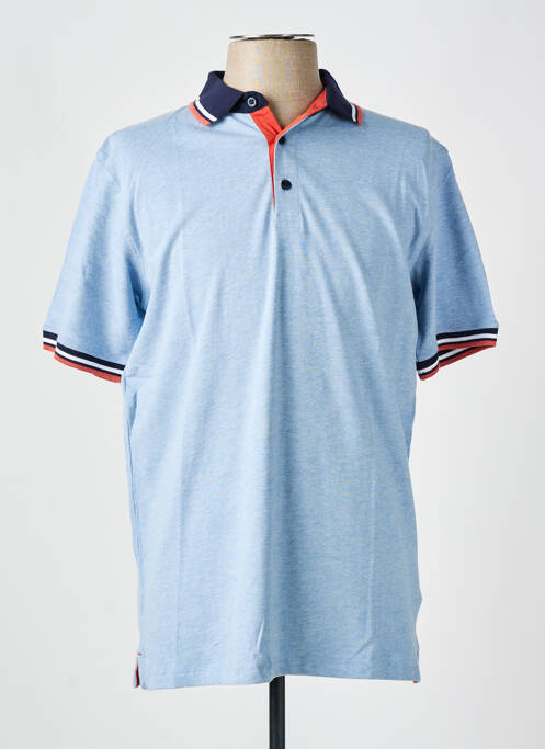 Polo bleu CASUAL SPIRIT pour homme