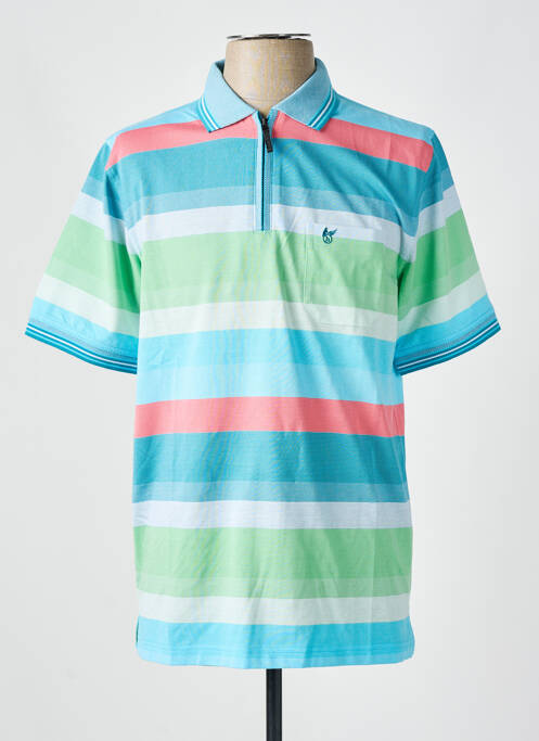 Polo bleu HAJO pour homme