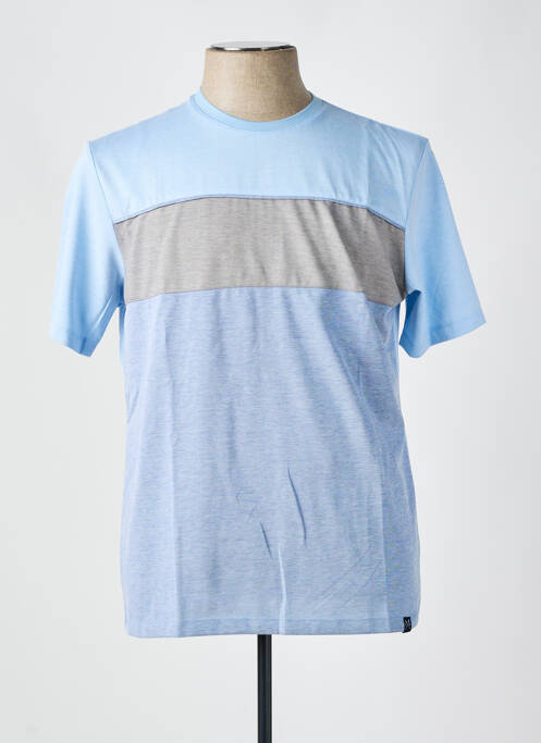 T-shirt bleu SHUTTON BLUE pour homme