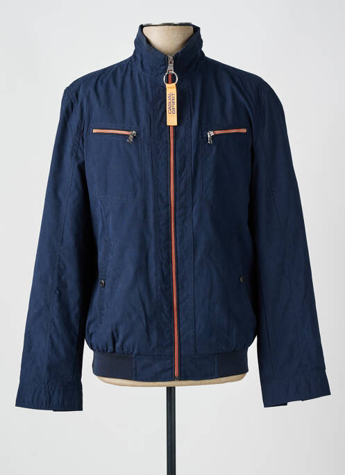 Veste casual bleu CASUAL SPIRIT pour homme