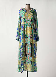 Robe longue manches longues manches longues bleu CREAM femme
