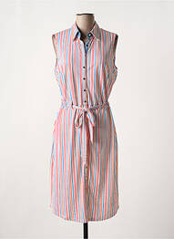Robe mi-longue sans manche sans manche rouge K-DESIGN femme