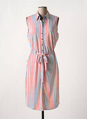Robe mi-longue sans manche sans manche rouge K-DESIGN femme
