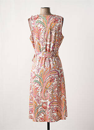 Robe mi-longue sans manche sans manche rose K-DESIGN femme