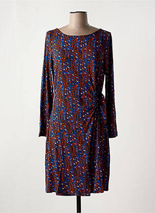 Robe courte manches longues manches longues bleu SURKANA femme