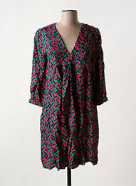 Robe courte manches 3/4 manches 3/4 noir FREEMAN T.PORTER femme