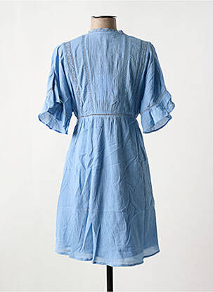 Robe courte manches courtes manches courtes bleu FREEMAN T.PORTER femme