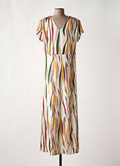 Robe longue beige K-DESIGN pour femme seconde vue