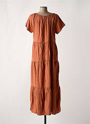 Robe longue marron CREAM pour femme seconde vue