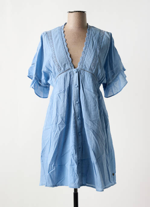 Robe courte bleu FREEMAN T.PORTER pour femme