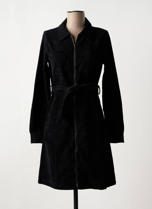 Robe courte noir KAFFE pour femme