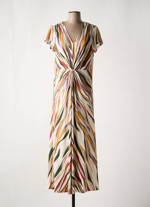 Robe longue beige K-DESIGN pour femme