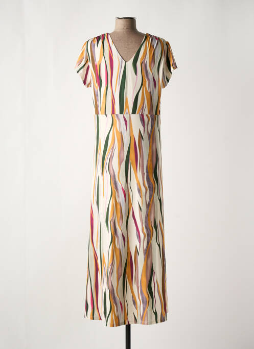 Robe longue beige K-DESIGN pour femme